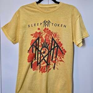 Sleep Token Band Merch Floral Logo Graphic T-Shirt